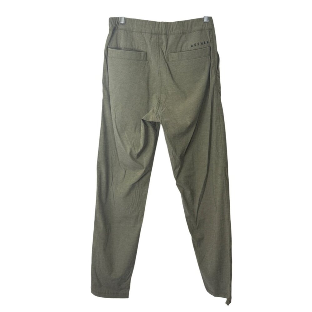 Aether Performance Pants Olive Green Drawstring P… - image 2